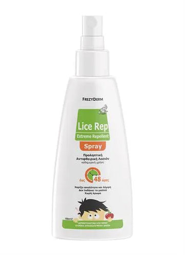 Frezyderm Lice Rep Extreme Repellent Spray – Αντιφθειρικό Σπρέι για Πρόληψη Ψειρών 150ml